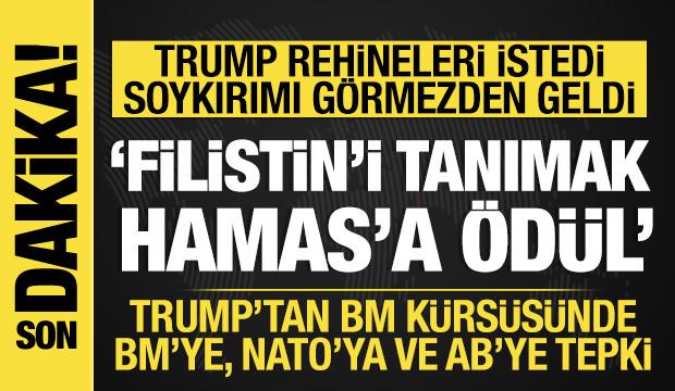 Donald Trump, Gazze'deki soykırımı görmezden geldi! Rehineleri istedi