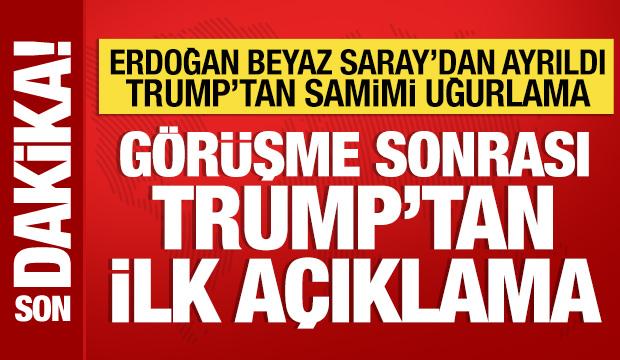 Dünyanın gözü bu zirvede! Erdoğan-Trump görüşmesi bitti: Trump'tan ilk açıklama