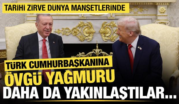 Erdoğan ile Trump'ın Beyaz Saray'daki görüşmesi dünya basınında!