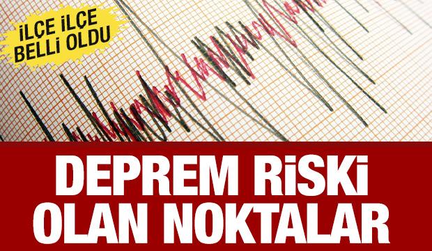 İstanbullular dikkat! Deprem riski olan noktalar...