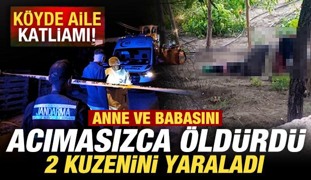 Kırşehir'de aile katliamı: Annesi ve babasını canice öldürdü