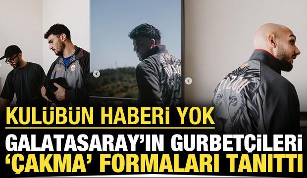 Kulübün haberi yok: Galatasaray'ın gurbetçileri 'çakma' formaları tanıttı