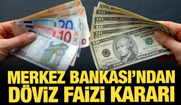 Merkez Bankası’ndan döviz hesaplarına uygulanan faizde indirim