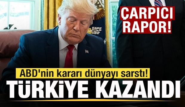 Milli İstihbarat'tan çarpıcı rapor! ABD'nin kararı dünyayı sarstı! Türkiye kazandı
