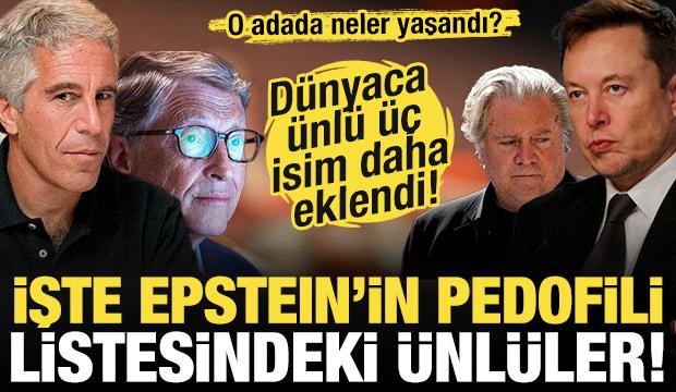 Musk'tan sonra 2 ünlü isim daha eklendi! İşte Epstein'in listesinde yer alan ünlüler!