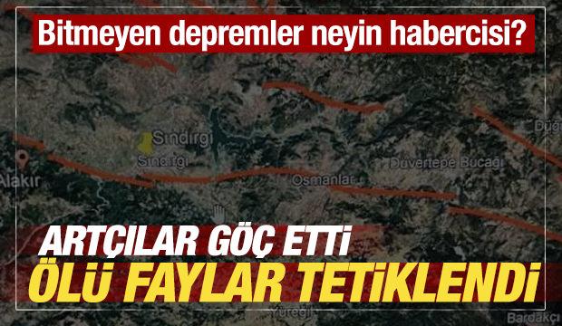 Sındırgı'daki bitmeyen depremler neyin habercisi? Artçılar göç etti ölü faylar tetiklendi