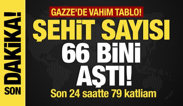Son dakika... Gazze'de vahim tablo! Şehit sayısı 66 bini aştı!