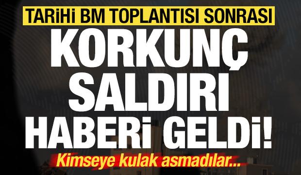 Son dakika: Tarihi BM toplantısı sonrası İsrail'den korkunç katliam! 