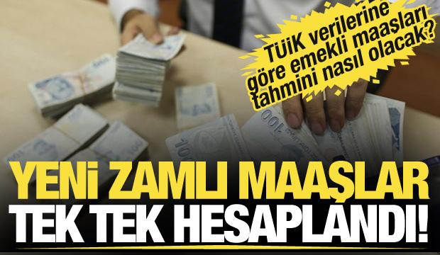 Tahmini yeni emekli maaşları hesaplandı!  