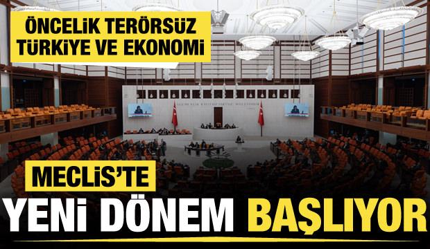 TBMM yeni yasama yılına başlıyor: Cumhurbaşkanı Erdoğan açılışta konuşacak
