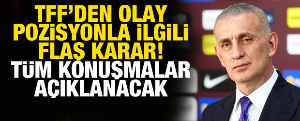 TFF'den gece yarısı olağanüstü toplantı! Türkiye'yi sallayan pozisyon için karar verildi