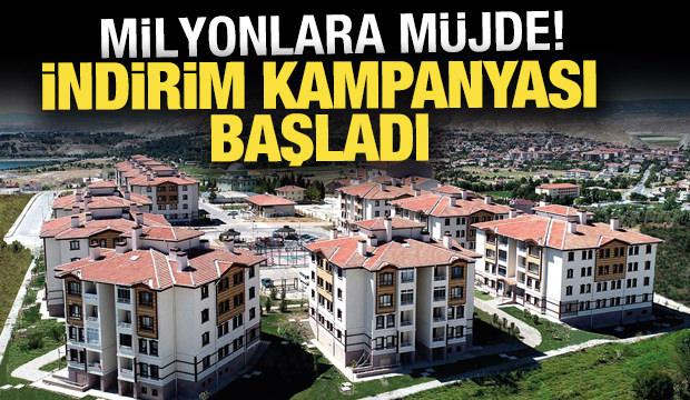 TOKİ'nin indirim kampanyası bugün başladı
