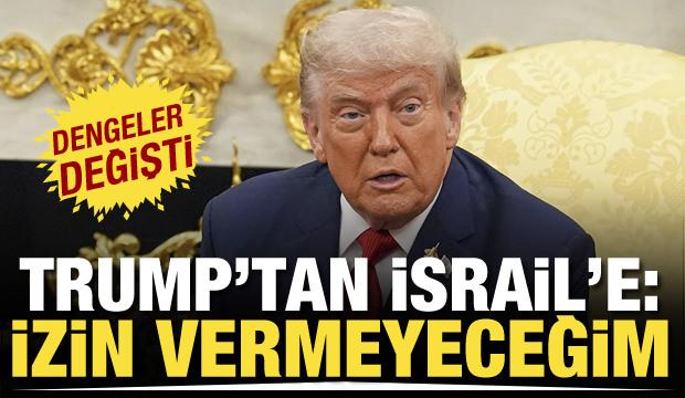 Trump: İsrail'in Batı Şeria'yı ilhak etmesine izin vermeyeceğim