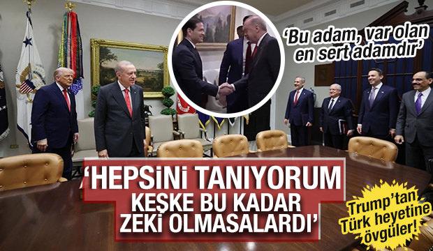 Trump’tan, Türk heyetine: “Onları herkesten daha iyi tanıyorum. Çok zekiler"