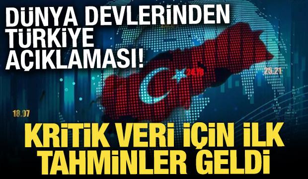 Uluslararası kuruluşlardan Türkiye için büyüme tahmini