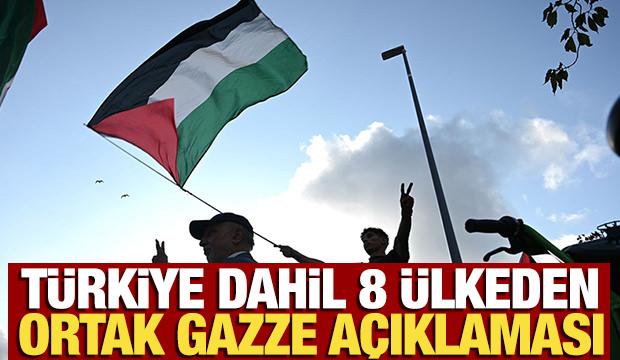 8 ülkenin Dışişleri Bakanlarından ortak "Gazze" açıklaması: Trump'a teşekkür!