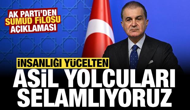 AK Parti'den Sumud Filosu açıklaması: İnsanlığı yücelten asil yolcuları selamlıyoruz