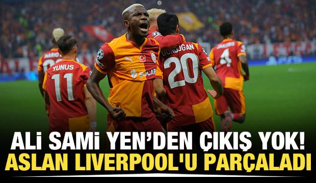 Ali Sami Yen'den çıkış yok! Aslan, Liverpool'u parçaladı