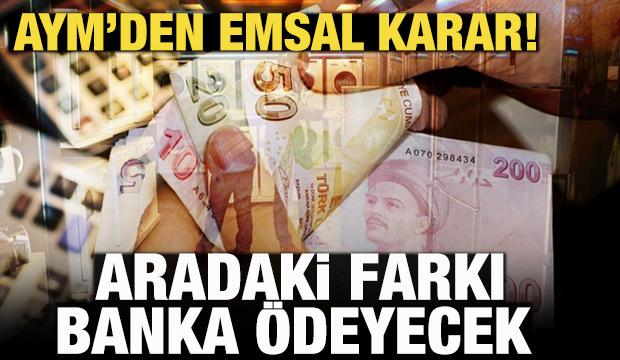 AYM'den alacak davaları için önemli karar: Müşterinin zararını banka ödeyecek