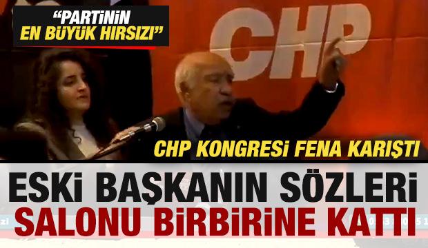 CHP kongresi karıştı! Bomba sözler salonu birbirine kattı: Memleketin en büyük hırsızı