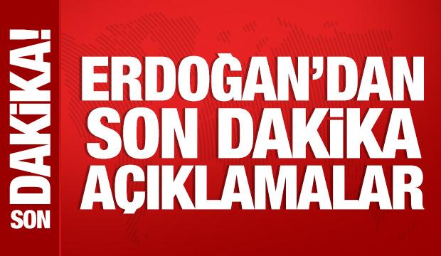 Cumhurbaşkanı Erdoğan'dan Kabine Toplantısı sonrası önemli açıklamalar