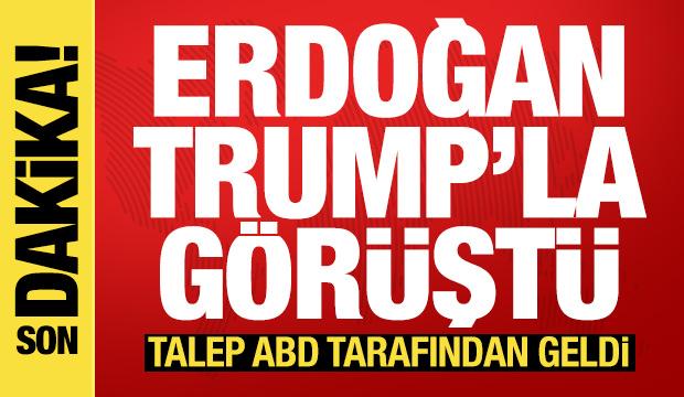 Cumhurbaşkanı Erdoğan, Trump'la telefonda görüştü