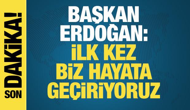 Cumhurbaşkanı Erdoğan'dan önemli açıklamalar