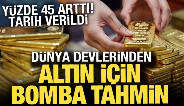Dev bankalardan 2026 için yeni altın tahmini! Rekor kıracak