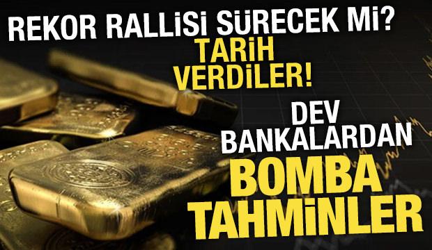 Dev bankaların altın için 2026 senaryosu: 
