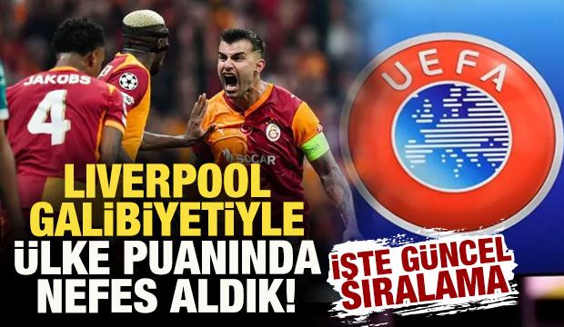 Galatasaray, Liverpool'u devirdi! Ülke puanında nefes aldık: İşte güncel sıralama