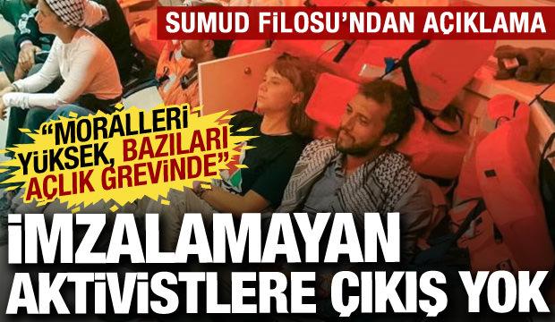 Global Sumud Filosu'ndan açıklama: Aktivistlerin İsrail'deki durumu belli oldu!