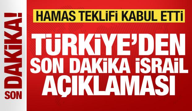 Türkiye'den son dakika Hamas açıklaması! Erdoğan'dan İsrail'e net mesaj