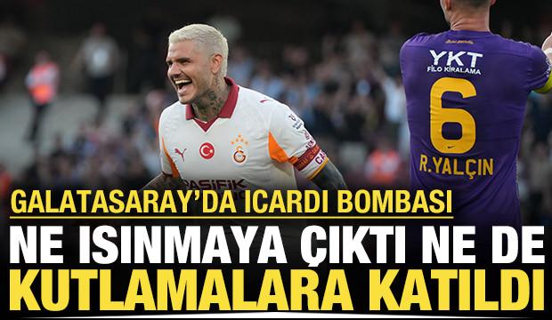 'Icardi' bombası: Ne ısınmaya çıktı ne kutlamaya katıldı