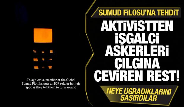 İsrail'den Sumud Filosu'na tehdit! Filodan İsrail askerlerini çılgına çeviren rest