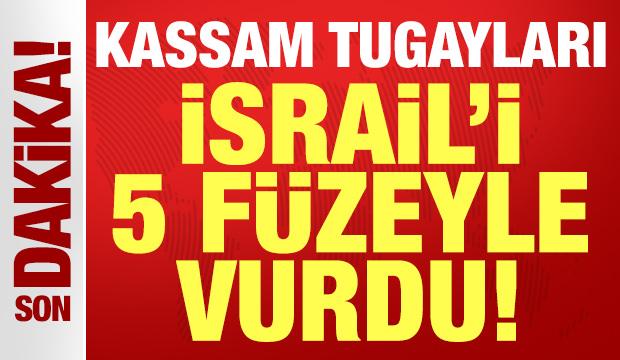 Kassam Tugayları İsrail'i 5 roketle vurdu: Aşdod Limanı hedef alındı!