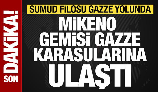 Mikeno gemisi Gazze kara sularında