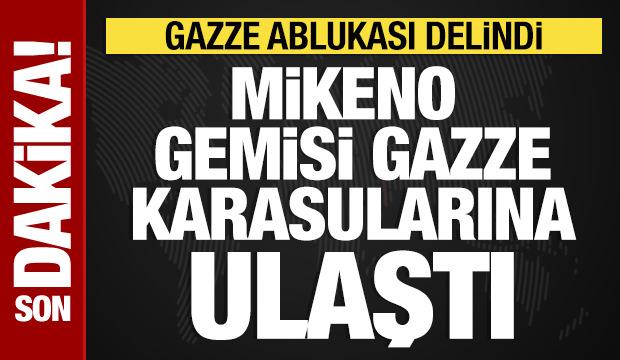 Mikeno gemisi Gazze kara sularında