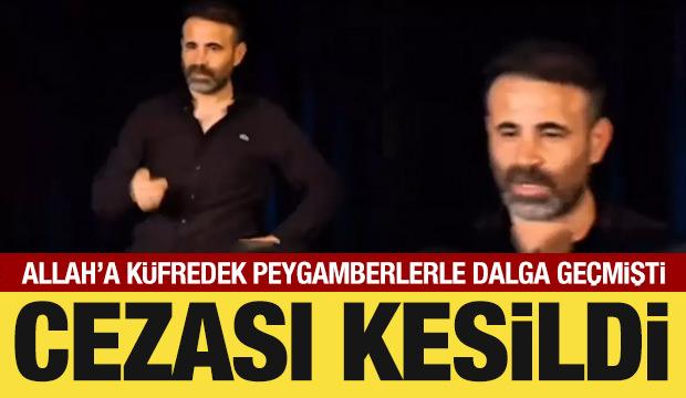 Peygamberlerle ilgili hakaret ve küfürlü ifadeler kullanan sözde komedyen tutuklandı