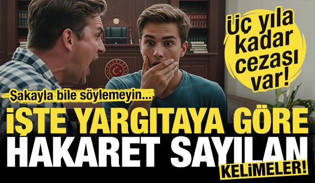 Şakayla bile söylemeyin! İşte Yargıtay kararına göre hakaret sayılan kelimeler!