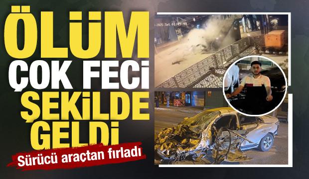 Şanlıurfa’da otomobil üst geçit merdivenlerine çarptı: 1 kişi öldü