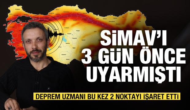 Simav'ı 3 gün önce uyarmıştı! Deprem uzmanı şimdi de 2 noktaya dikkat çekti