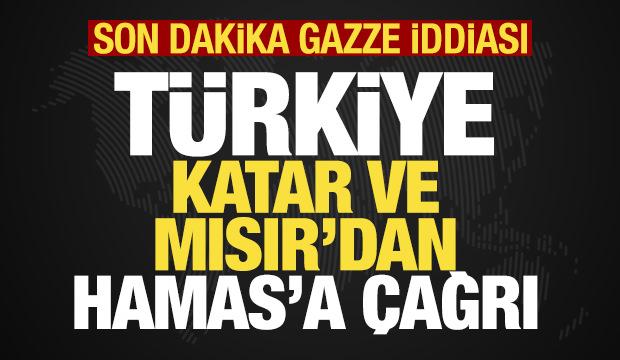 Son dakika: ABD'den bomba iddia! Türkiye, Katar ve Mısır'dan Hamas'a çağrı