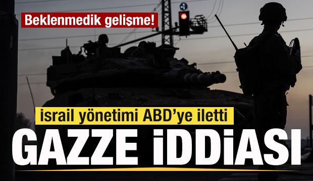 Son dakika Gazze iddiası! İşgalci İsrail ABD'ye iletti! Beklenmedik gelişme!