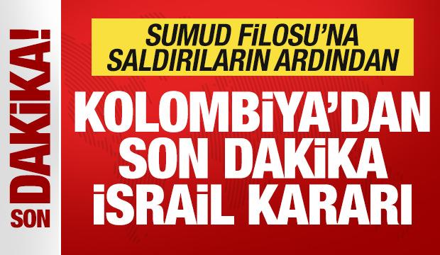 Sumud Filosu'na saldırı sonrası Kolombiya'dan İsrail kararı! Hepsi sınır dışı edildi