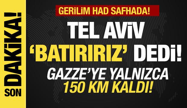 Son dakika... Sumud Filosu'nda sona doğru... Gerilim had safhada!  