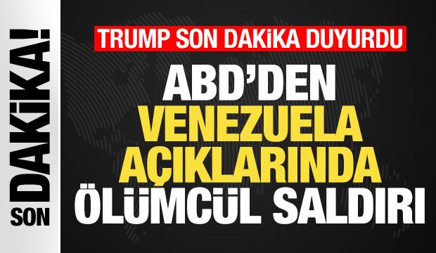 Son dakika: Trump duyurdu! ABD ordusundan Venezuela açıklarında ölümcül saldırı