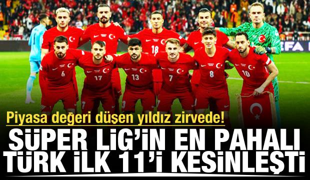 Süper Lig'deki en pahalı Türk 11 belli oldu! Piyasa değeri düşen yıldız zirvede