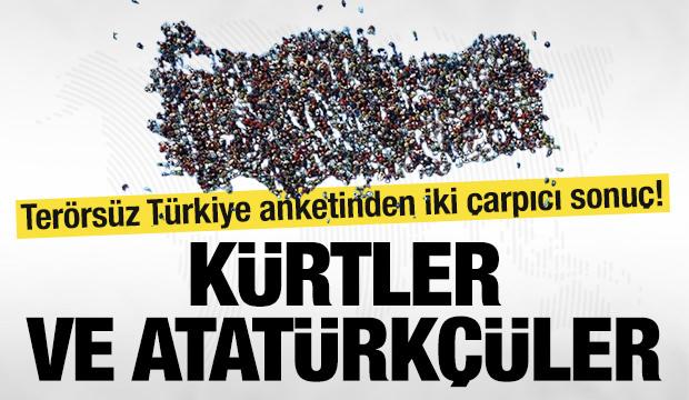 Terörsüz Türkiye anketinden dikkat çeken sonuçlar: Kürtlerden tam destek, Laikçiler soğuk