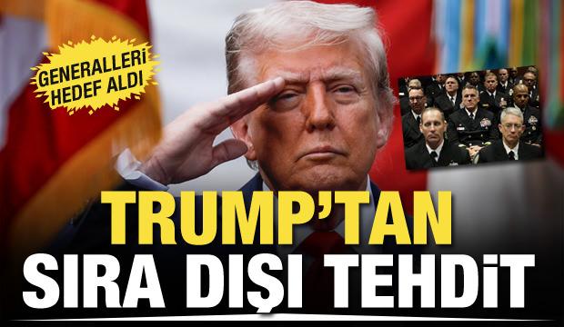 Trump rütbeli askerleri uyardı: Odayı terk ederseniz geleceğiniz gider