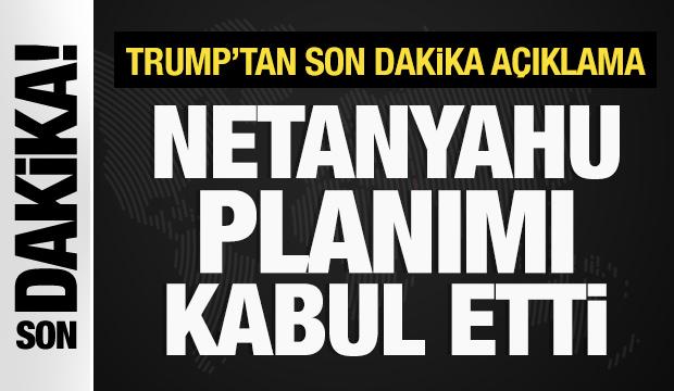 Trump ve Netanyahu'dan ortak basın toplantısı